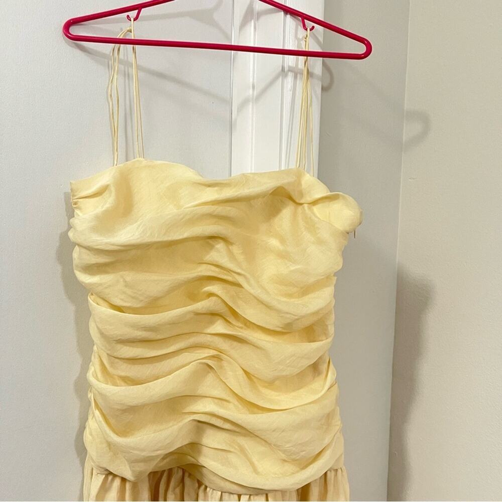 ZARA DRAPED MIDI DRESS ZW COLLECTION - Picture 11 of 14